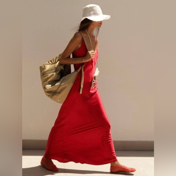 Women’s Red Jelly Mesh Flat Shoes Size 8 - Picture 12 of 15